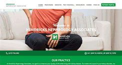 Desktop Screenshot of hendricksnephrology.com